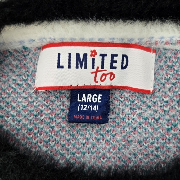 Limited Too Girls Eyelash Sweater. Color: Ivory. Size Large (12-14). New. - Picture 9 of 9